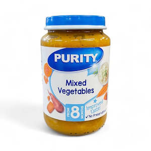 Purity Puree Jar Mixed Vegetables - 200ml