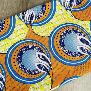 Tablecloth - Orange, Blue and Lime