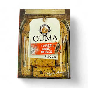 Biscuits Rusks: Ouma Rusks - Three Seed (Sliced) - 450g