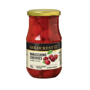 Goldcrest Maraschino Cherries 365g