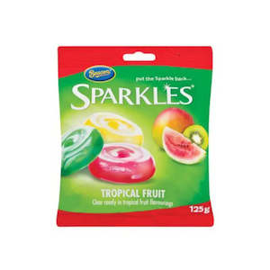 Sweets Chocolates: Beacon Sparkles - Tropical Fruit 125g