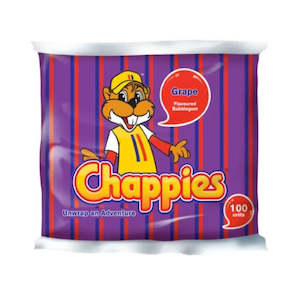 Chappies Bubblegum - Grape (100Pcs) 400g