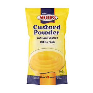 Moir's Custard Powder 500g - (Refill only)