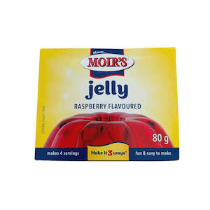 Moir's Jelly - Raspberry 80g