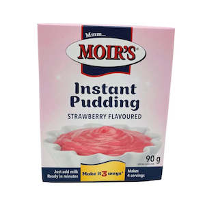 Moir's Instant Pudding Strawberry 90g