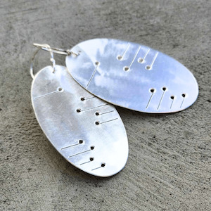 Jewellery manufacturing: Matariki Star Map Earrings