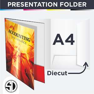 Commercial printing: Digital Folder - Pocket Stick Separately