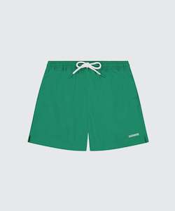 Clothing wholesaling: Nylon Sports Shorts - New Court Green