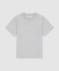 Clothing wholesaling: Pocket Tee - Grey Marle