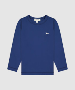 Clothing wholesaling: Long Sleeve Swim Tee - Navy