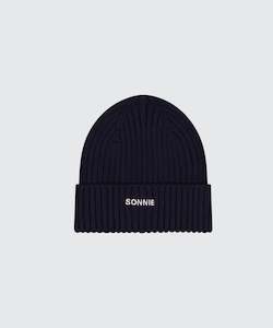 Clothing wholesaling: Cotton Knit Beanie - Ink