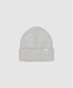 Cotton Knit Beanie - Grey