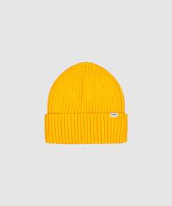 Cotton Knit Beanie - Marigold