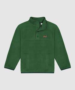 Clothing wholesaling: Monty Quarter Dome Fleece - Moss