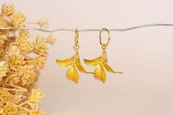 Jewellery manufacturing: Waimea Hoop Earrings - Gold Plated