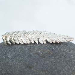 Silver Fern Brooch - Sterling Silver