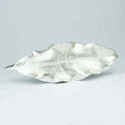 Tarata Leaf Brooch - Silver