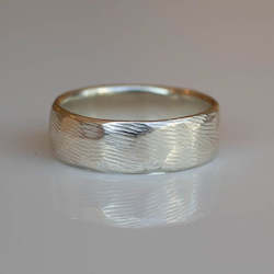 Subtle Band - Wide - Sterling Silver