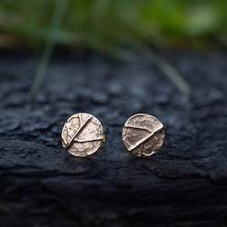 Vena Studs - 9ct Yellow Gold