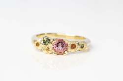 Stratus Ring - 9ct Yellow Gold with Tourmaline, Sapphires, Garnet and Citrine