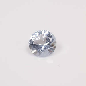 6.5mm 1.1 carat Round-Cut Aquamarine