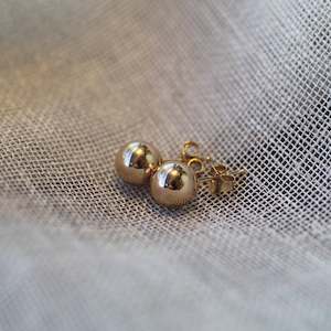 Ball Stud Earrings - 7mm - 9ct Yellow Gold