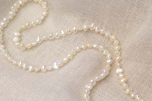 Baroque Pearl Necklace - 4-5mm - White