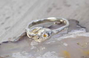 Jewellery manufacturing: Levis Ring with Citrine - Sterling Silver