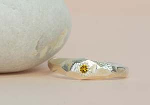 Jewellery manufacturing: Hestia Ring - Sterling Silver with Citrine