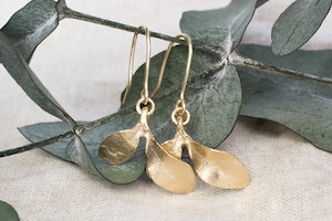 Seedling Drop Earrings - 9ct Yellow Gold