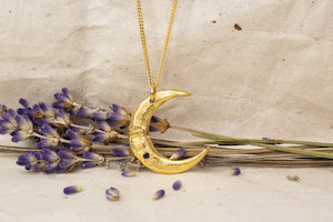 Moon Pendant - Gold Plated