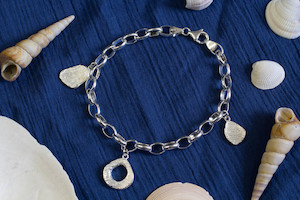 Jewellery manufacturing: Shoreline Charm Bracelet - Sterling Silver