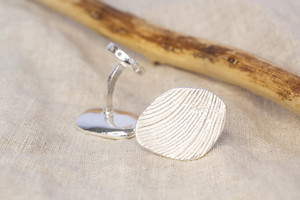 Shore Cufflinks  - Sterling Silver