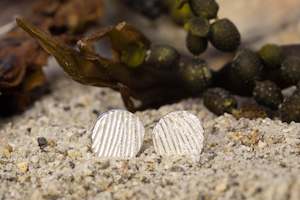 Beach Studs - Small - Sterling Silver