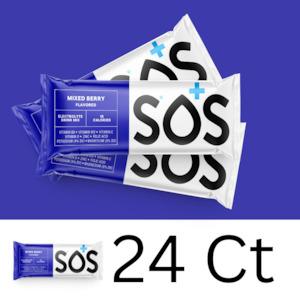 SOS Daily - Vitamin Enhanced Mixed Berry 24ct Pouch