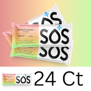 SOS Daily - Vitamin Enhanced Rainbow Sherbet 24ct Pouch