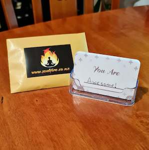 Internet only: Soul Fire Cards with Clear Plastic Holder