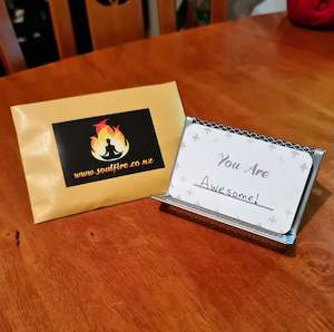 Soul Fire Cards with Metal Holder