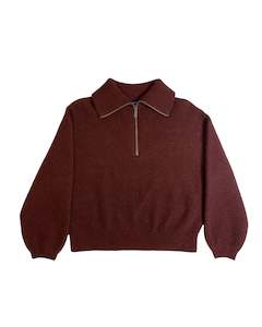 Merino Possum 1/4 zip Jumper