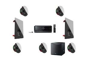 YAMAHA & KLIPSCH 5.1.2 DOLBY ATMOS DISCRETE HOME THEATRE PACKAGE