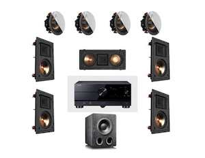 YAMAHA & KLIPSCH 5.1.4 DOLBY ATMOS DISCRETE HOME THEATRE PACKAGE