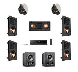 YAMAHA & KLIPSCH 5.2.2 DOLBY ATMOS DISCRETE HOME THEATRE PACKAGE