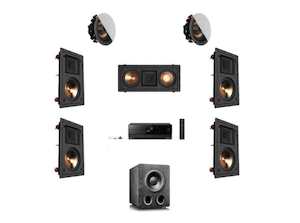 Yamaha & Klipsch 5.1.2 Dolby Atmos Discrete Home Theatre Package