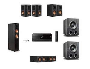 YAMAHA & KLIPSCH 7.2 HOME THEATRE PACKAGE