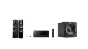 YAMAHA & SVS 2.1 HOME THEATRE PACKAGE