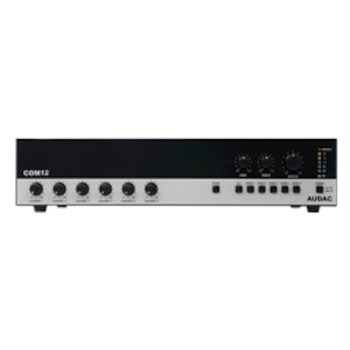 AUDAC COM12mk2 100v Public address mixer amplifier 120W