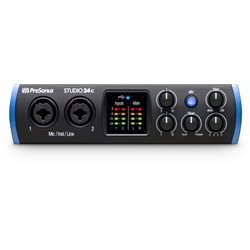 PreSonus Studio 24c 2x2, 192 kHz, USB-C Audio Interface Studio24 studio24c 24 c