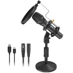 USB/XLR Hybrid Cardioid Dynamic Mic MAONO AU-HD300T