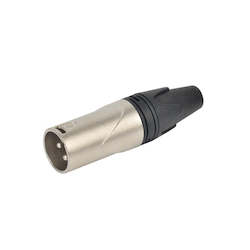 Theatre lighting: XLR Plug 3 Pin Male