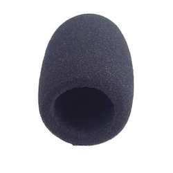 Foam Wind Sock Black for Standard Hand held Mics